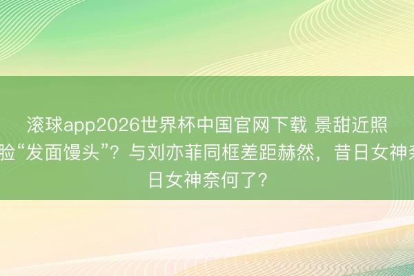 滚球app2026世界杯中国官网下载 景甜近照曝光撞脸“发面馒头”?与刘亦菲同框差距赫然,昔日女神奈何了?